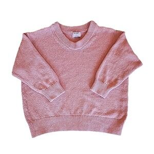 Old Navy Womens Pullover Sweater Size 2X Pastel Pink Boxy Oversized Chunky Tunic